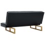 Sofá cama de cuero sintético negro de , Sofás - Ref: Foro24-247026, Precio: 280,07 €, Descuento: %