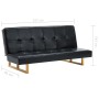 Sofá cama de cuero sintético negro de , Sofás - Ref: Foro24-247026, Precio: 280,07 €, Descuento: %