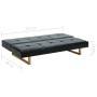 Sofá cama de cuero sintético negro de , Sofás - Ref: Foro24-247026, Precio: 280,07 €, Descuento: %