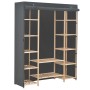 Armario de tela gris 135x40x170 cm de , Armarios roperos - Ref: Foro24-248197, Precio: 164,11 €, Descuento: %