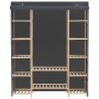 Armario de tela gris 135x40x170 cm de , Armarios roperos - Ref: Foro24-248197, Precio: 164,11 €, Descuento: %