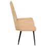 Sillón orejero de lona color crema de , Sillones - Ref: Foro24-339651, Precio: 85,72 €, Descuento: %