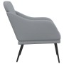 Sillón de tela gris claro 63x76x80 cm de , Sillones - Ref: Foro24-351474, Precio: 100,62 €, Descuento: %