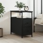 Mesita de noche madera de ingeniería negro 30x60x60 cm de , Mesitas de noche - Ref: Foro24-826063, Precio: 64,80 €, Descuento: %