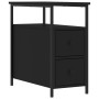 Mesita de noche madera de ingeniería negro 30x60x60 cm de , Mesitas de noche - Ref: Foro24-826063, Precio: 64,80 €, Descuento: %