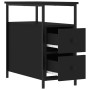 Mesita de noche madera de ingeniería negro 30x60x60 cm de , Mesitas de noche - Ref: Foro24-826063, Precio: 64,80 €, Descuento: %