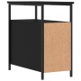Mesita de noche madera de ingeniería negro 30x60x60 cm de , Mesitas de noche - Ref: Foro24-826063, Precio: 64,80 €, Descuento: %