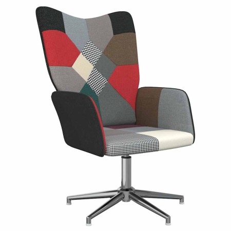 Silla de relax de tela patchwork de , Sillones - Ref: Foro24-328201, Precio: 121,08 €, Descuento: %