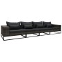 Set de sofás de jardín con cojines 4 pzas ratán sintético gris de , Sofás de exterior - Ref: Foro24-49530, Precio: 648,34 €, ...