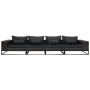 Set de sofás de jardín con cojines 4 pzas ratán sintético gris de , Sofás de exterior - Ref: Foro24-49530, Precio: 648,34 €, ...