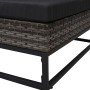 Set de sofás de jardín con cojines 4 pzas ratán sintético gris de , Sofás de exterior - Ref: Foro24-49530, Precio: 648,34 €, ...