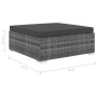 Set de muebles de jardín 4 pzas y cojines ratán sintético gris de , Conjuntos de jardín - Ref: Foro24-46779, Precio: 368,01 €...