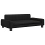 Cama para perros de cuero sintético negra 90x53x30 cm de , Camas para perros - Ref: Foro24-171852, Precio: 97,94 €, Descuento: %