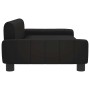 Cama para perros de cuero sintético negra 90x53x30 cm de , Camas para perros - Ref: Foro24-171852, Precio: 97,94 €, Descuento: %