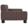 Cama para perros de cuero sintético marrón 70x45x30 cm de , Camas para perros - Ref: Foro24-171865, Precio: 71,11 €, Descuent...