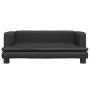 Cama para perros de cuero sintético negra 80x45x30 cm de , Camas para perros - Ref: Foro24-171901, Precio: 84,85 €, Descuento: %