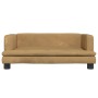 Cama para perros de terciopelo marrón 80x45x30 cm de , Camas para perros - Ref: Foro24-171899, Precio: 67,93 €, Descuento: %