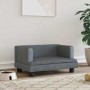Cama para perros de terciopelo gris oscuro 60x40x30 cm de , Camas para perros - Ref: Foro24-171908, Precio: 67,35 €, Descuent...