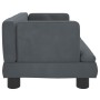 Cama para perros de terciopelo gris oscuro 60x40x30 cm de , Camas para perros - Ref: Foro24-171908, Precio: 67,35 €, Descuent...
