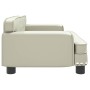 Cama para perros de cuero sintético crema 70x45x30 cm de , Camas para perros - Ref: Foro24-171890, Precio: 91,61 €, Descuento: %