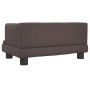 Cama para perros de cuero sintético marrón 60x40x30 cm de , Camas para perros - Ref: Foro24-171915, Precio: 70,49 €, Descuent...