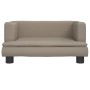 Cama para perros de cuero sintético color capuchino 60x40x30 cm de , Camas para perros - Ref: Foro24-171917, Precio: 69,84 €,...