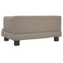 Cama para perros de cuero sintético color capuchino 60x40x30 cm de , Camas para perros - Ref: Foro24-171917, Precio: 69,84 €,...