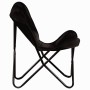 Silla mariposa butterfly para niños de cuero auténtico negro de , Sillones - Ref: Foro24-246385, Precio: 74,87 €, Descuento: %