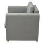 Conjunto de sofás 3 unidades tela gris claro de , Sofás - Ref: Foro24-274213, Precio: 937,58 €, Descuento: %