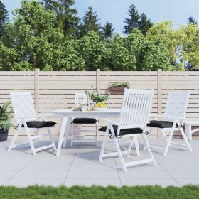 Cojines de silla de jardín 4 uds tela Oxford negro 50x50x7 cm de , Cojines para sillas y sofás - Ref: Foro24-314918, Precio: ...
