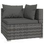 Set de muebles de jardín 4 pzas y cojines ratán sintético gris de , Conjuntos de jardín - Ref: Foro24-317512, Precio: 417,60 ...