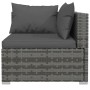 Set de muebles de jardín 4 pzas y cojines ratán sintético gris de , Conjuntos de jardín - Ref: Foro24-317512, Precio: 417,60 ...
