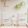 Cojines de silla de jardín 2 uds tela a cuadros gris 40x40x3 cm de , Cojines para sillas y sofás - Ref: Foro24-314035, Precio...