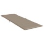 Cojín de tumbona de tela Oxford taupé 186x58x3 cm de , Cojines para sillas y sofás - Ref: Foro24-314166, Precio: 45,40 €, Des...