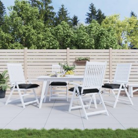 Cojines de silla de jardín 4 uds tela Oxford negro 40x40x7 cm de , Cojines para sillas y sofás - Ref: Foro24-314882, Precio: ...