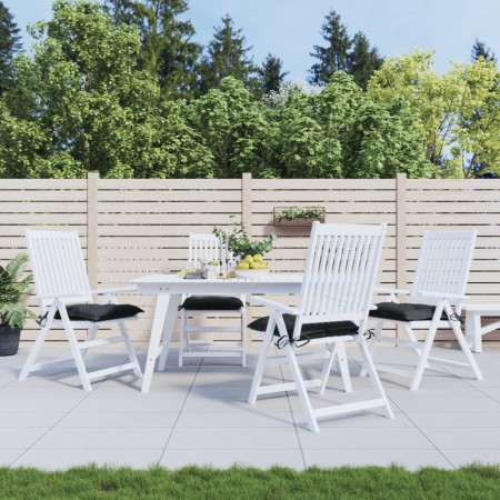 Cojines de silla de jardín 4 uds tela Oxford negro 40x40x7 cm de , Cojines para sillas y sofás - Ref: Foro24-314882, Precio: ...