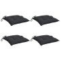 Cojines de silla de jardín 4 uds tela Oxford negro 40x40x7 cm de , Cojines para sillas y sofás - Ref: Foro24-314882, Precio: ...