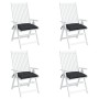 Cojines de silla de jardín 4 uds tela Oxford negro 40x40x7 cm de , Cojines para sillas y sofás - Ref: Foro24-314882, Precio: ...