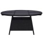 Set comedor de jardín 9 piezas y cojines ratán sintético negro de , Conjuntos de jardín - Ref: Foro24-43924, Precio: 804,92 €...