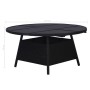 Set comedor de jardín 9 piezas y cojines ratán sintético negro de , Conjuntos de jardín - Ref: Foro24-43924, Precio: 804,92 €...