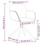 Sillas de comedor giratorias 2 uds terciopelo negro de , Sillas de comedor - Ref: Foro24-344746, Precio: 157,09 €, Descuento: %