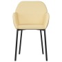 Sillas de comedor 2 unidades terciopelo crema de , Sillas de comedor - Ref: Foro24-344710, Precio: 88,94 €, Descuento: %