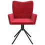 Sillas de comedor giratorias 2 unidades terciopelo rojo tinto de , Sillas de comedor - Ref: Foro24-344814, Precio: 155,99 €, ...