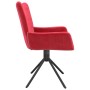 Sillas de comedor giratorias 2 unidades terciopelo rojo tinto de , Sillas de comedor - Ref: Foro24-344814, Precio: 155,99 €, ...
