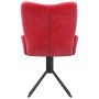 Sillas de comedor giratorias 2 unidades terciopelo rojo tinto de , Sillas de comedor - Ref: Foro24-344814, Precio: 155,99 €, ...