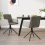 Sillas de comedor giratorias 2 uds de terciopelo gris claro de , Sillas de comedor - Ref: Foro24-344790, Precio: 168,38 €, De...