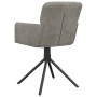 Sillas de comedor giratorias 2 uds de terciopelo gris claro de , Sillas de comedor - Ref: Foro24-344790, Precio: 168,38 €, De...