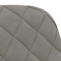 Sillas de comedor giratorias 2 uds de terciopelo gris claro de , Sillas de comedor - Ref: Foro24-344790, Precio: 168,38 €, De...