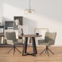 Sillas de comedor giratorias 2 uds de terciopelo gris claro de , Sillas de comedor - Ref: Foro24-344809, Precio: 160,59 €, De...