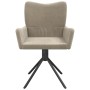 Sillas de comedor giratorias 2 uds de terciopelo gris claro de , Sillas de comedor - Ref: Foro24-344809, Precio: 160,59 €, De...